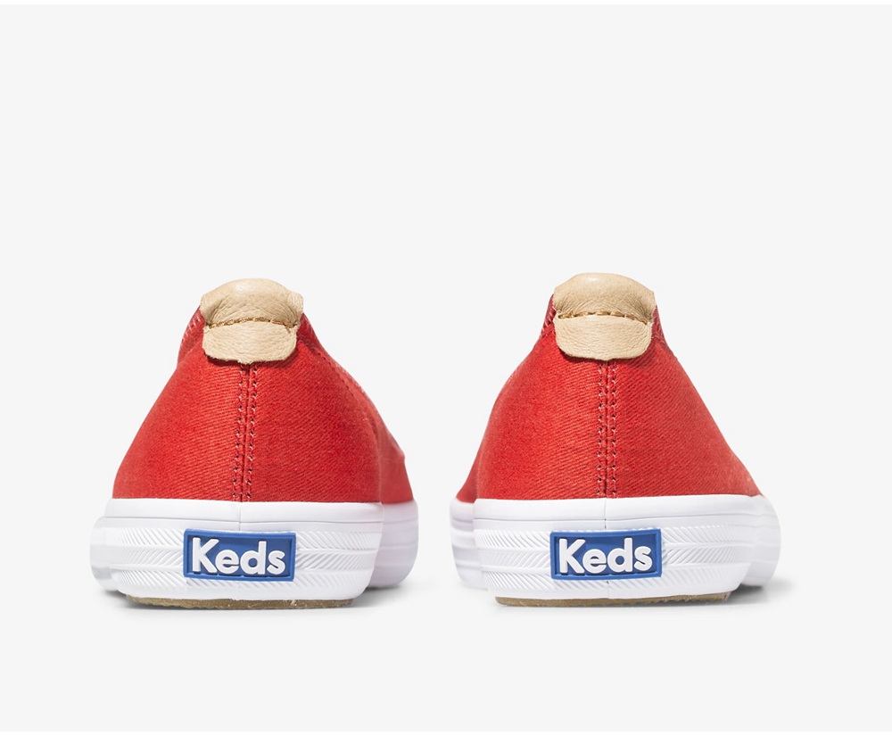 Slip Ons Keds Mujer Rojas - Bryn - 536-NJVOUQ